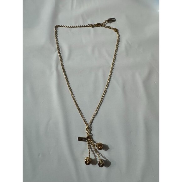 Coach Jewelry - Coach Cylinder Charm Necklace With Gold & Silver Accents